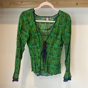 Urban Outfitters Tie-Front Top